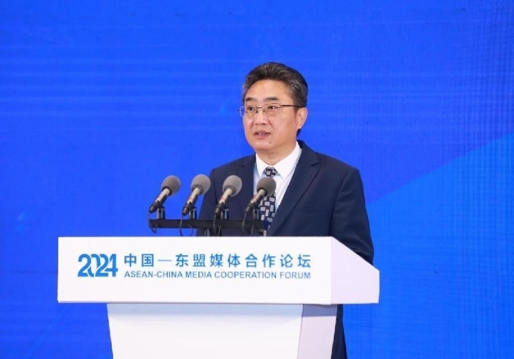 史忠俊致辭。中國外文局供圖