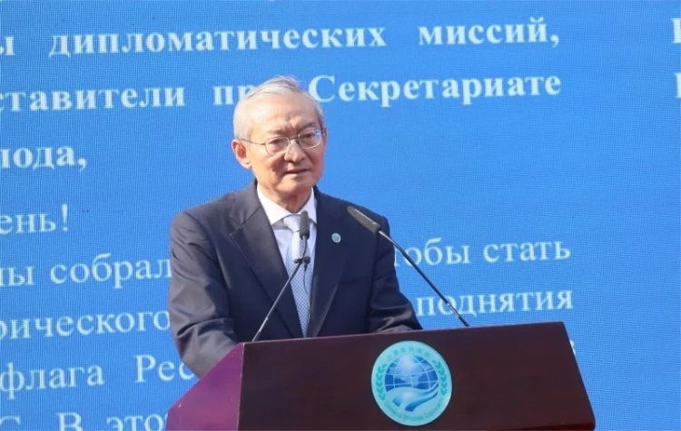 上合組織秘書長張明出席活動并致辭。主辦方供圖