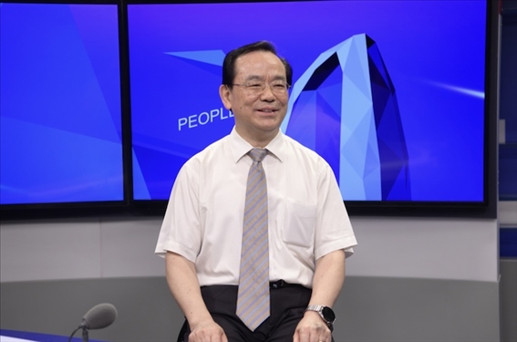 中國人民大學法學院教授、博士生導(dǎo)師楊建順。人民網(wǎng)記者 王曉嘯攝