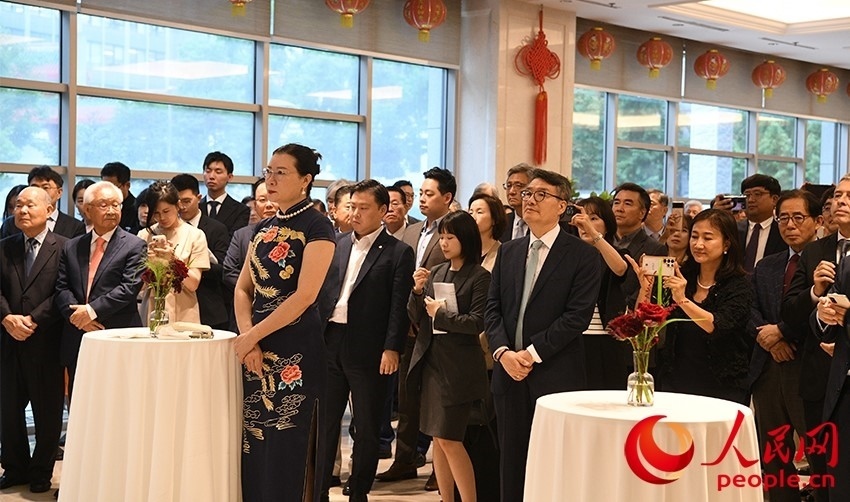 招待會(huì)現(xiàn)場。人民網(wǎng) 李帆攝