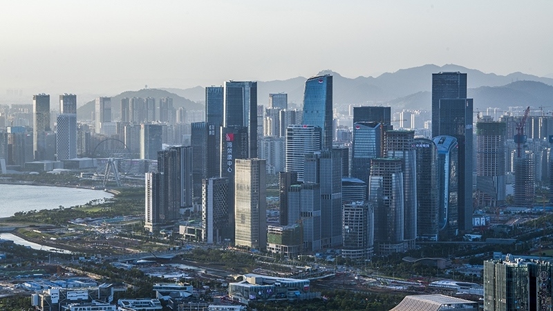 圖為深圳前海城市風(fēng)光。