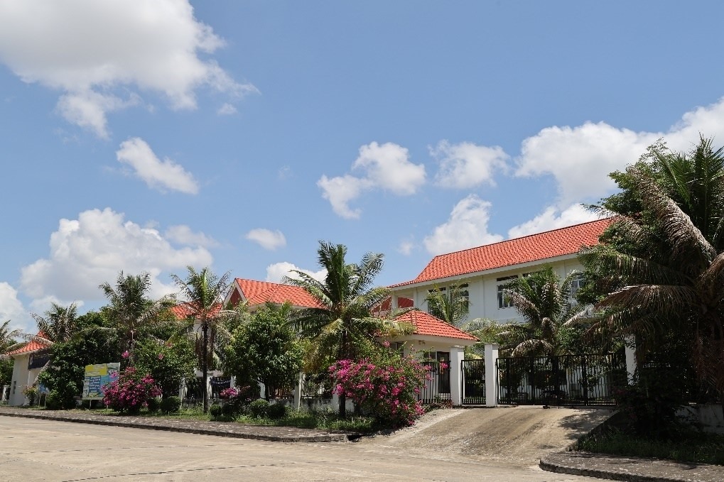 西哈努克省中柬友誼理工學(xué)院。西港特區(qū)公司供圖