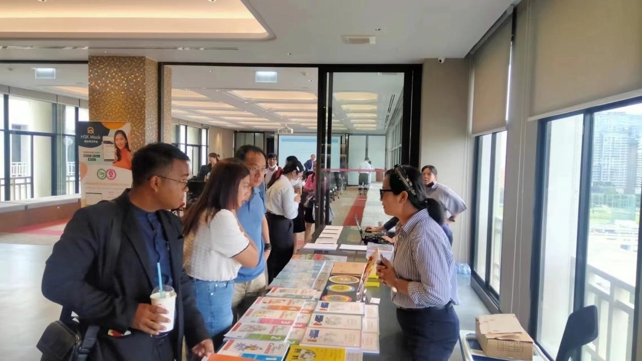 泰國(guó)中文教育精英教師高端培訓(xùn)活動(dòng)現(xiàn)場(chǎng)。泰國(guó)朱拉隆功大學(xué)孔子學(xué)院供圖