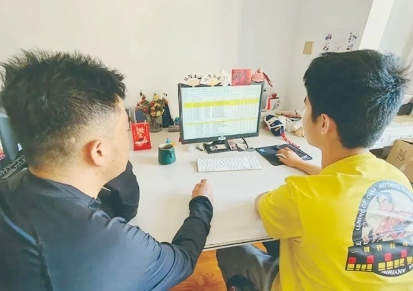 一起上課的畫面。北京航空航天大學供圖