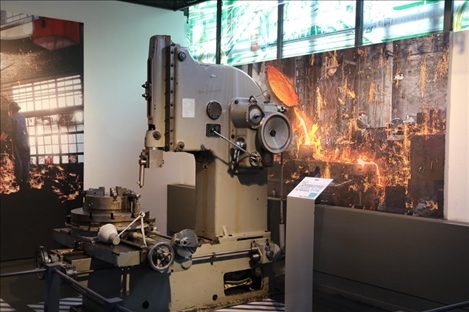 天水工業(yè)博物館內(nèi)景。新華社記者 馬莎 攝