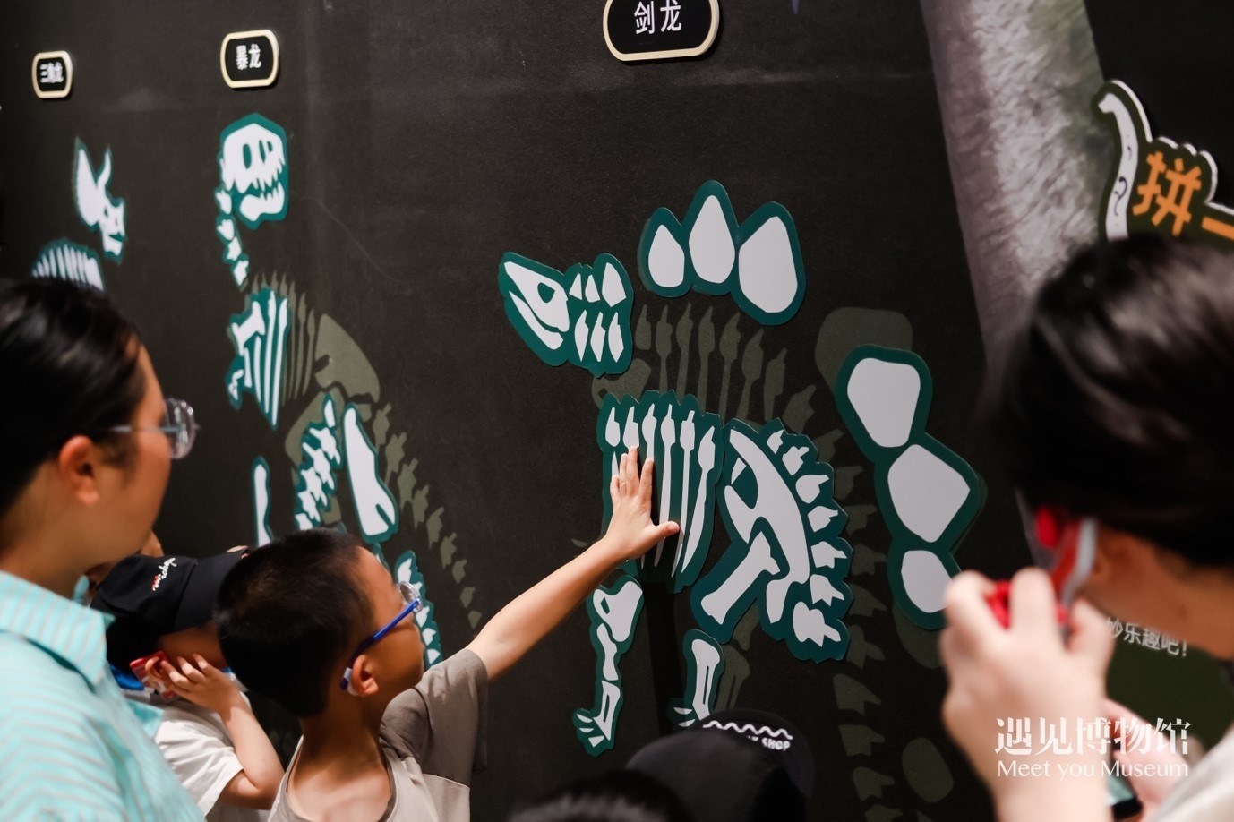 5. “2億年的地球記憶——恐龍化石特展”互動(dòng)區(qū)域。遇見博物館供圖