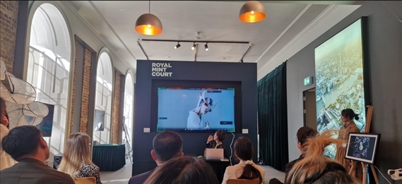 中英青年數字創(chuàng)意產學交流會現(xiàn)場。逸麟 攝