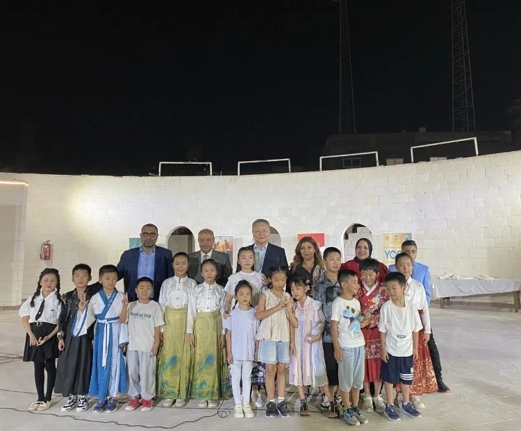 活動(dòng)現(xiàn)場合影。開羅中國文化中心供圖