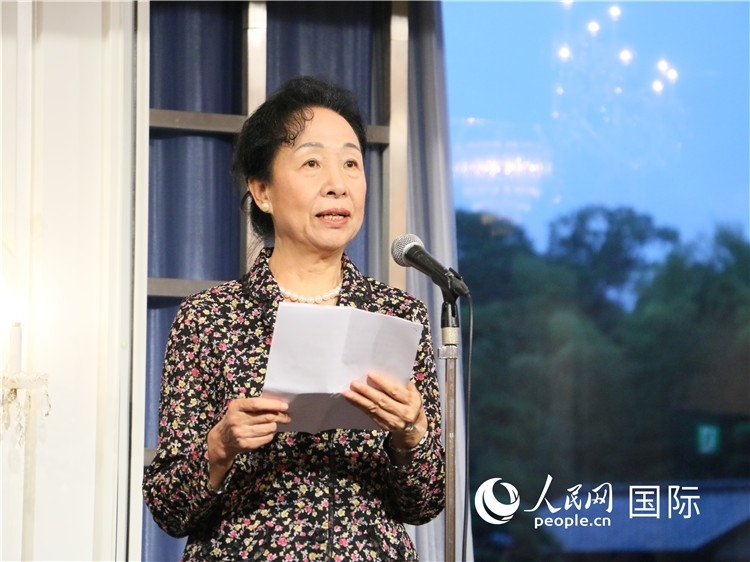 中國商務(wù)部原部長助理郭莉致辭。人民網(wǎng) 許可攝