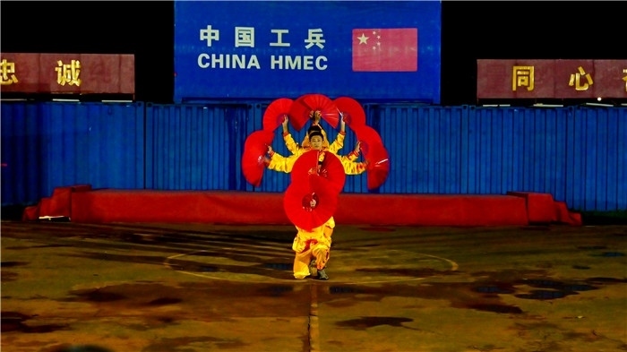 中國傳統(tǒng)文化節(jié)目表演。孫千攝