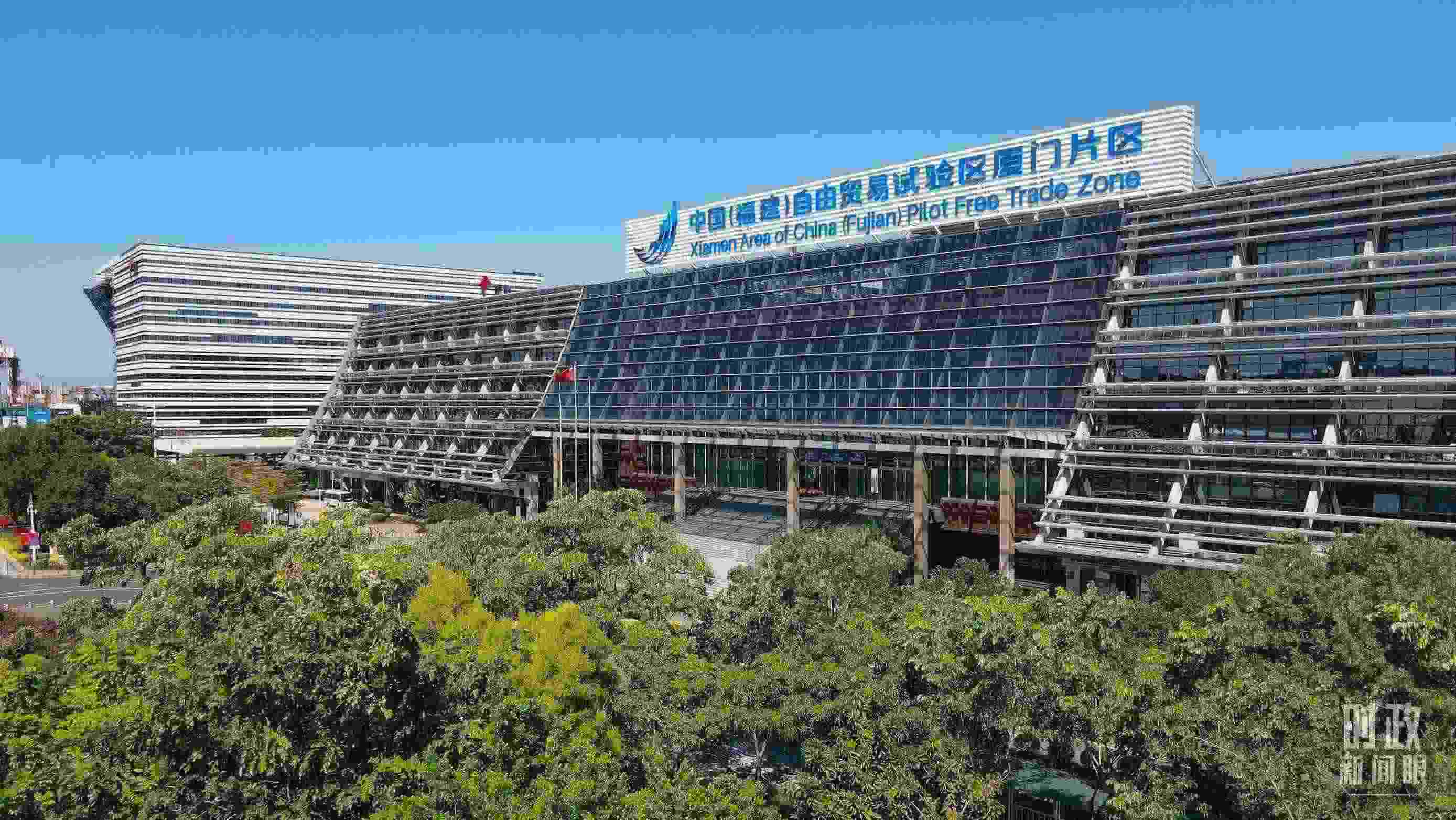 △中國(guó)（福建）自由貿(mào)易試驗(yàn)區(qū)廈門片區(qū)。（總臺(tái)記者鄭皓拍攝）