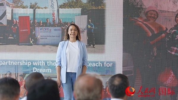 奇瑞南非公司全國市場經(jīng)理維倫·彼得森發(fā)言。人民網(wǎng) 張茜攝