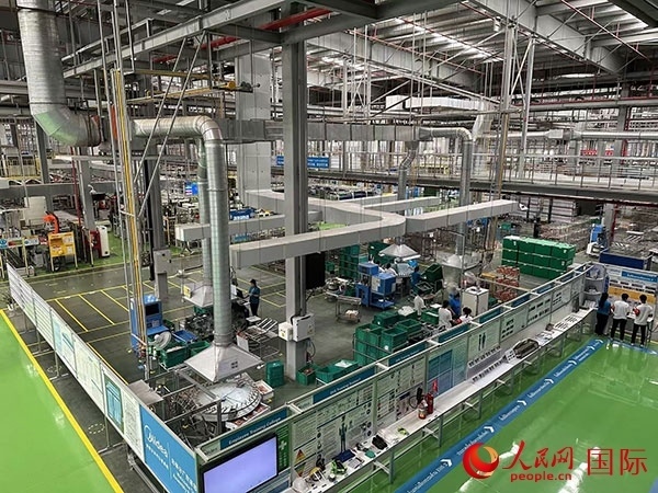 中企美的泰國工廠。人民網(wǎng)記者 簡承淵攝