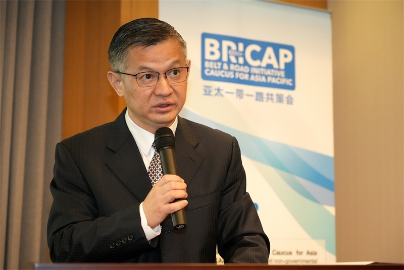 鄭學(xué)方作主旨演講。主辦方供圖