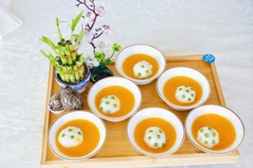 參賽作品“白雪尋蓮”。主辦方供圖