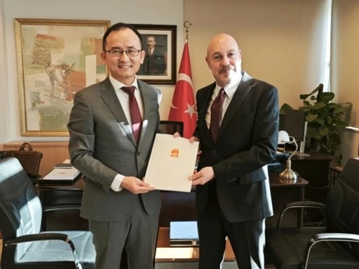 現(xiàn)場(chǎng)合影。中國(guó)駐土耳其大使館供圖