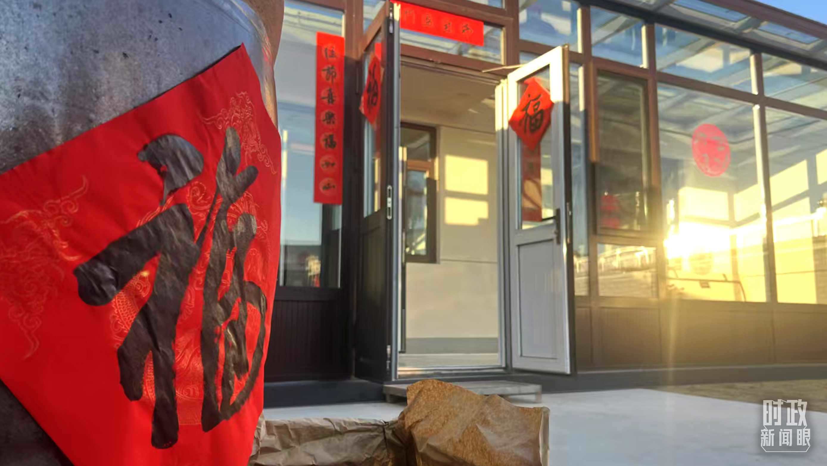 祝家溝村新居。（總臺(tái)央視記者李煒拍攝）