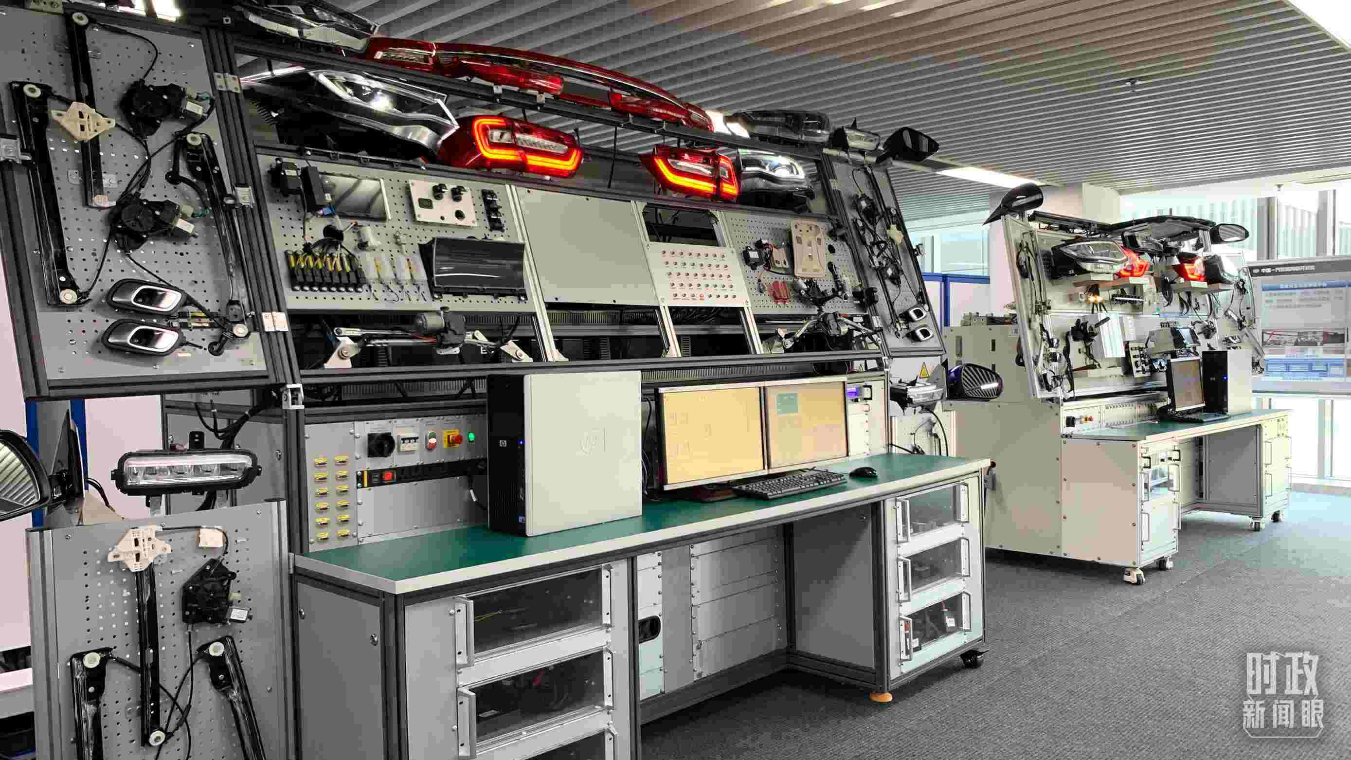△吉林長春，一汽整車硬件測試實驗室。（總臺央視記者邢彬拍攝）