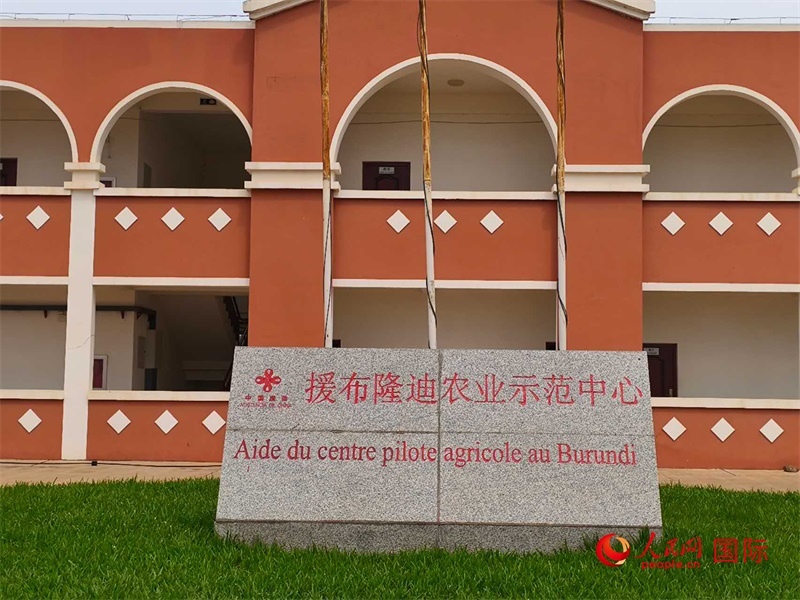 援布隆迪農(nóng)業(yè)示范中心。人民網(wǎng)記者 黃培昭攝