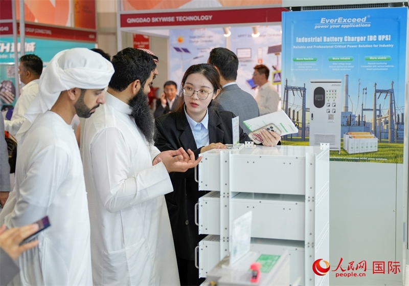 展會(huì)現(xiàn)場(chǎng)。人民網(wǎng) 塔里克·易卜拉欣攝