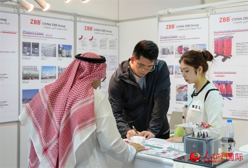 展會(huì)現(xiàn)場(chǎng)。人民網(wǎng) 塔里克·易卜拉欣攝