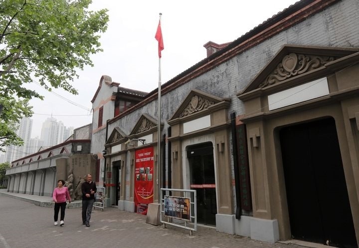 這是2018年5月1日拍攝的中國勞動組合書記部舊址陳列館外景。新華社記者 劉穎 攝