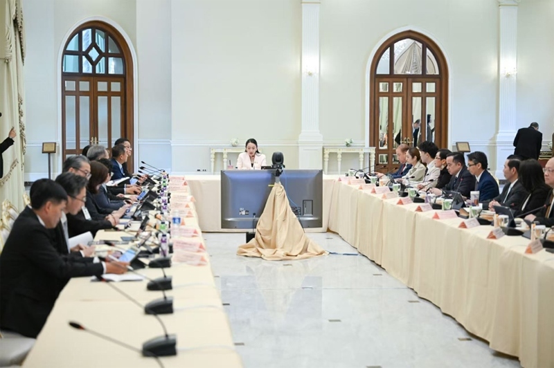 會議現(xiàn)場。泰國總理府供圖