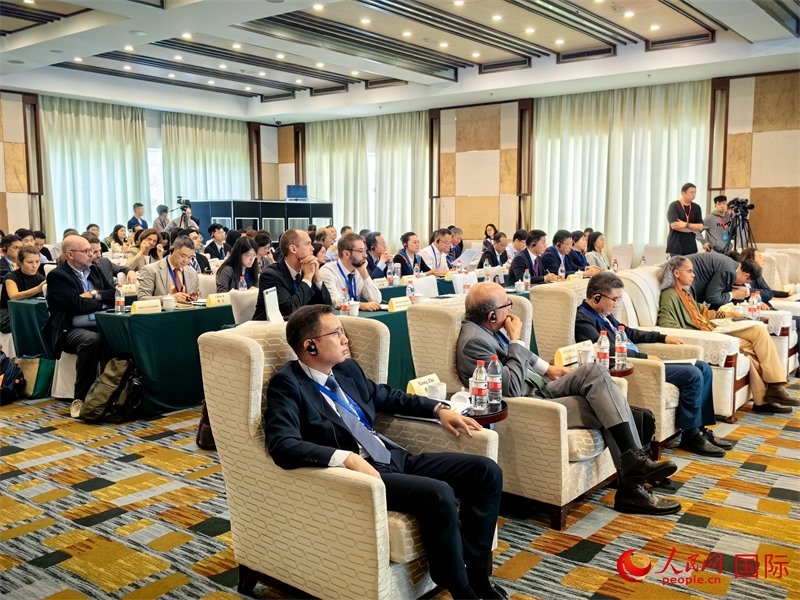 “通往COP30之路：中巴植樹造林和碳匯合作研討活動”現(xiàn)場。人民網(wǎng)記者 符園園攝