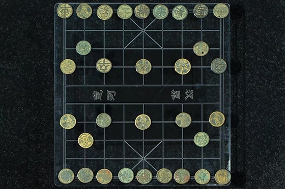 宋代中國銅象棋子。主辦方供圖