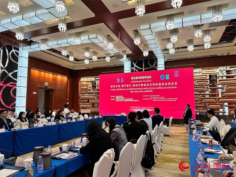 第五屆中泰智庫論壇現(xiàn)場。人民網(wǎng) 孫書宇攝