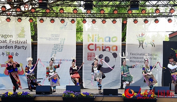 舞蹈《迎客歌》。人民網(wǎng)記者 殷淼